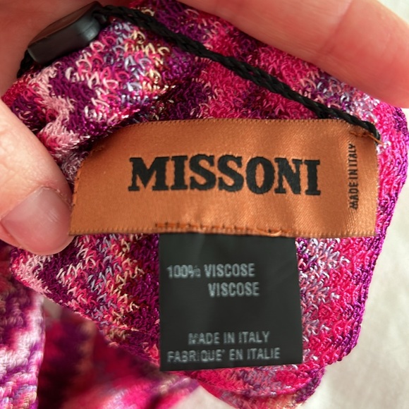 Pink and Purple Missoni headband headwrap - Picture 4 of 4
